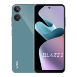 Lava Blaze 2 (6GB RAM, 128GB Storage) – Glass Blue | 18W Fast Charging | 6.5 inch 90Hz Punch Hole Display | Side Fingerprint Sensor | Upto 11GB Expandable RAM | 5000 mAh Battery