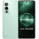 Lava Storm 5G (Gale Green, 8GB RAM, 128GB ROM)|50MP+8MP Ultrawide Dual Camera|16MP FrontCamera|6.78″ FHD+ Punch Hole Display|5000 mAh Battery|33W Fast Charging|Upto 16GB ExpandableRAM|Clean Android