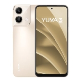 Lava Yuva3 Pro (Desert Gold, 8GB RAM, UFS 2.2 128GB Storage) |AG Glass Back|T616 Octacore Processor|18W Fast Charging|6.5 inch 90Hz Punch Hole Display|50MP AI Dual Camera|Upto 16GB Expandable RAM