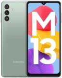 Samsung Galaxy M13 (Aqua Green, 4GB, 64GB Storage) | 6000mAh Battery | Upto 8GB RAM with RAM Plus