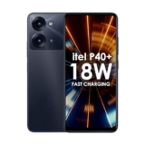 itel P40+ (4GB RAM+128GB ROM),8GB* RAM with Memory Fusion | 13MP AI Rear Camera | 7000mAh Battery with 18W Fast Charging | 6.8″ HD+ IPS Punch Hole 90Hz Display | Faceunlock & Fingerprint -Force Black