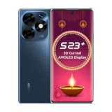 itel S23+| 3D Curved Amoled Display| 16GB* RAM+256GB ROM| in-Display Fingerprint| 50MP AI Dual Rear + 32MP Front Camera| 5000mAh Battery| 2 Years Warranty| Elemental Blue