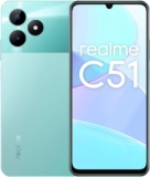 realme C51 (Mint Green, 4GB RAM, 128GB Storage) | Upto 8GB Dynamic RAM | 7.99 mm Stylish Glittery Design | Mini Capsule | Unisoc T612 Processor | 5000mAh Battery 33W SUPERVOOC Charge|FingerprintSensor