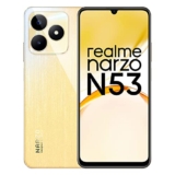 realme narzo N53 (Feather Gold, 6GB+128GB) 33W Segment Fastest Charging | Slimmest Phone in Segment | 90 Hz Smooth Display